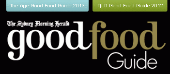 Good Food Guide 2013 winners