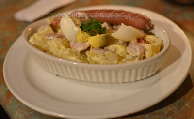 Potato Salad and Bratwurst
