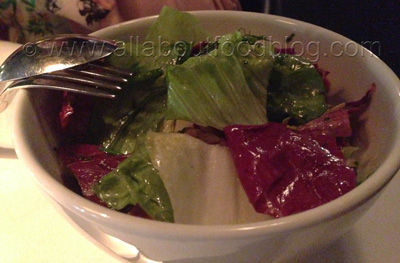 Rockpool salad with palm sugar vinaigrette