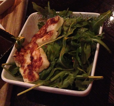 Rocket and Grilled Haloumi - $10.00