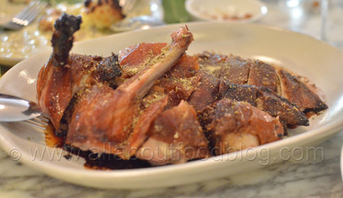 Crispy Roast Duck with burnt honey and fennel seeds
