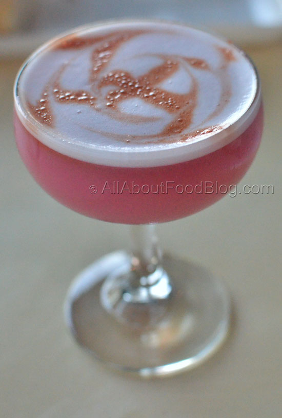 Clover Club – a legendary pre-prohibition cocktail. Tanqueray, fresh lemon juice, a touch of sugar, egg white and house-made berry compote - $17