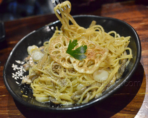 Japanese-Style Scallops Spaghetti - $10.90