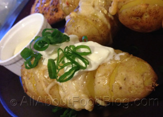 Baked Potatoes with Parmesan and Cheddar