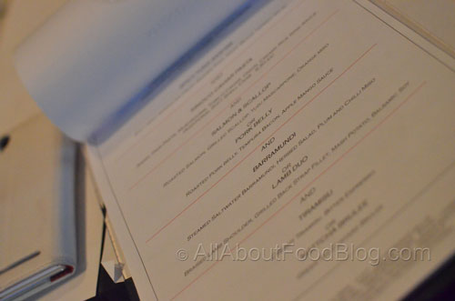 Chef’s Selected 5 Course Tasting Menu from Nine Fine Food
