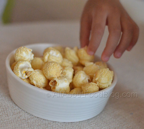 Corn Soup on plate - Planet Popcorn