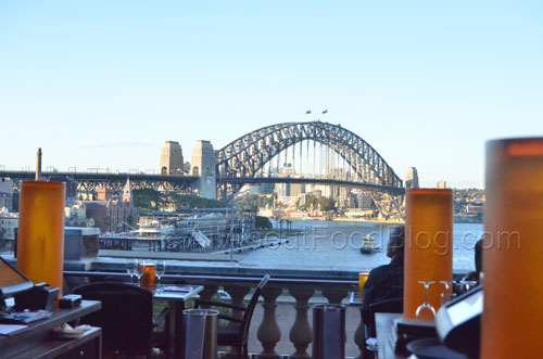View from Cafe Sydney