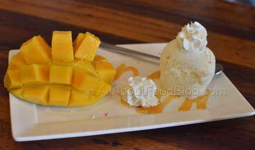 Mango and Ice Cream