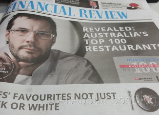 2015 Top 100 Restaurants in Australia by Financial Review