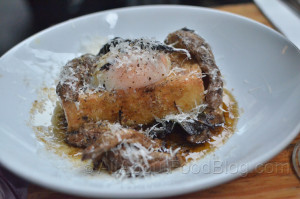 Crispy Polenta, Soft Egg, Slippery Jack Mushrooms & sage butter – $18