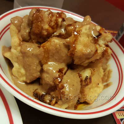 Deep fried tofu with peanut sauce – Batagor - $5