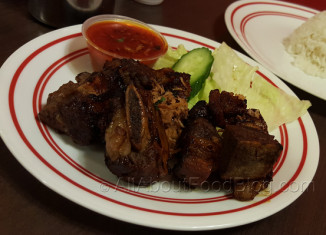 Grilled beef ribs with Balinese sauce – Iga bakar bumbu Bali - $12