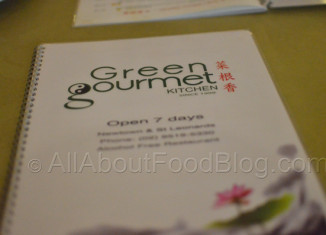 Green Gourmet Kitchen Menu