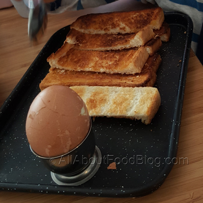 Egg and soldiers - $5