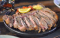 Akiba's Charcoal roasted T-bone, garlic soy butter, gochutgaru (800gr) - $38