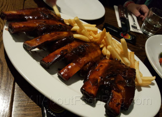 Full rack of Beef Ribs from Hurricane's Darling Harbour