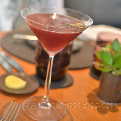 Berry with Yuzu Cocktail