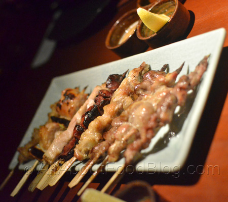 Yakitori Omakase Mori – Rp 99k – 8kind charcoal grilled chicken skewers