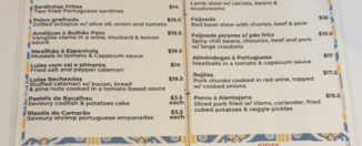 z99 Gloria's Cafe Menu