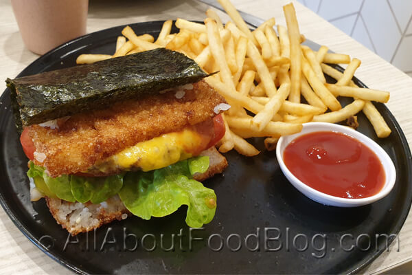 Rice Burger from Koku Culture Cafe